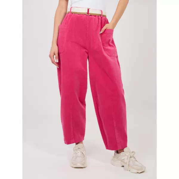  Dámské kalhoty RUE PARIS IT-SP-FL9665.14 FUCHSIA 