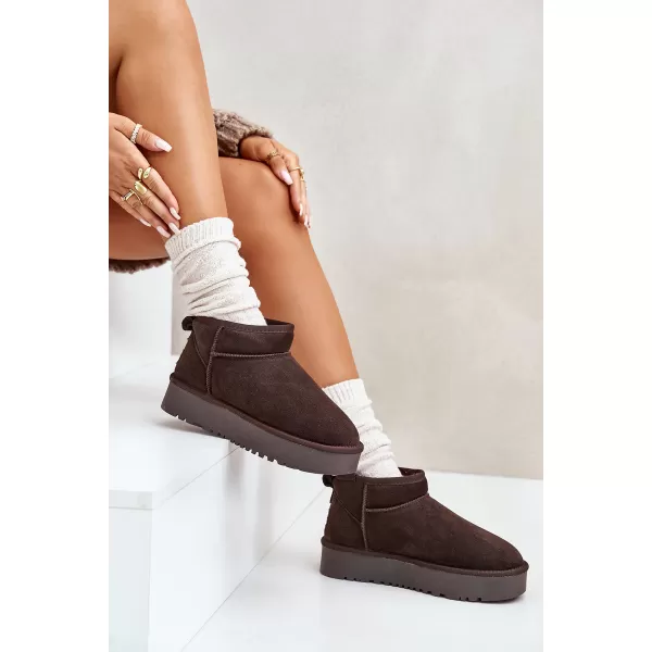  Dámské sněhule BOTO NN604 BROWN 