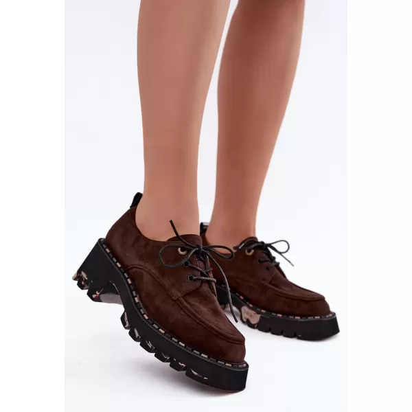  Dámské polobotky ARTIKER 59C0276 CHOCOLATE 
