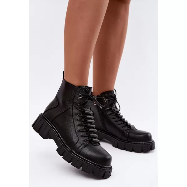  Dámské kotníkové boty D&A JC62-1044 BLACK 