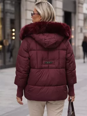 Dámská bunda DSTREET BORDOVÁ