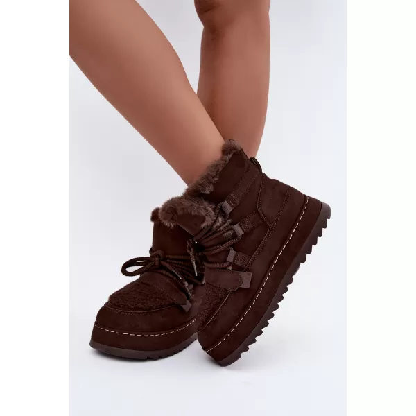  Dámské sněhule BOTO 9077 CHOCOLATE 