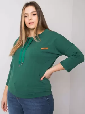 Dámská halenka RELEVANCE RV-BZ-6161.08 DARK GREEN