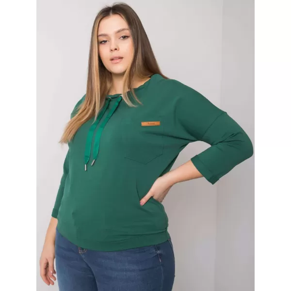  Dámská halenka RELEVANCE RV-BZ-6161.08 DARK GREEN 