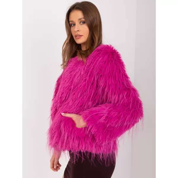  Dámská bunda WOOL FASHION ITALIA AT-KR-2359.96P FUCHSIA 