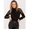 Dámská halenka RUE PARIS MI-BZ-M776.13 BLACK