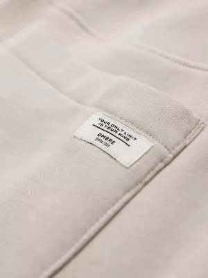 Pánské tepláky OMBRE OM-PABS-0305 LIGHT BEIGE