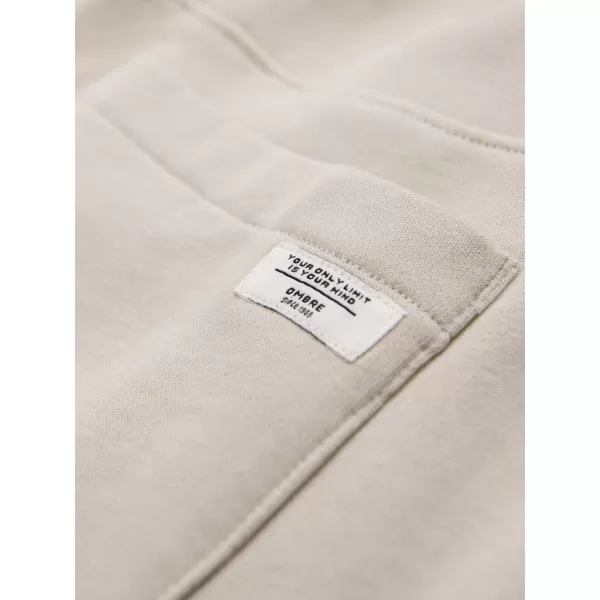  Pánské tepláky OMBRE OM-PABS-0305 LIGHT BEIGE 