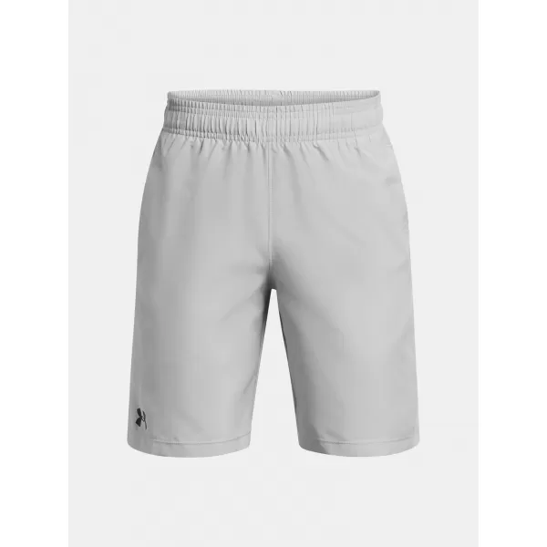  Chlapecké kraťasy UNDER ARMOUR UA TECH WOVEN SHORT 1377264-011 ŠEDÁ 