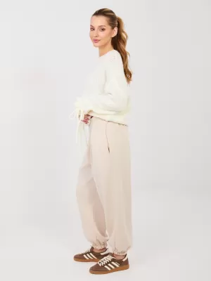 Dámské kalhoty ITALY MODA IT-SP-9995.16P LIGHT BEIGE