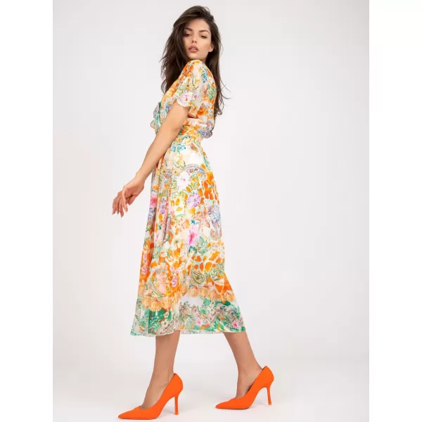  Dámské šaty ITALY MODA DHJ-SK-15967-1.01P ORANGE 