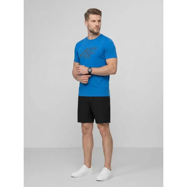  Pánské triko 4F 4FWMM00TTSHM3342 BLUE 