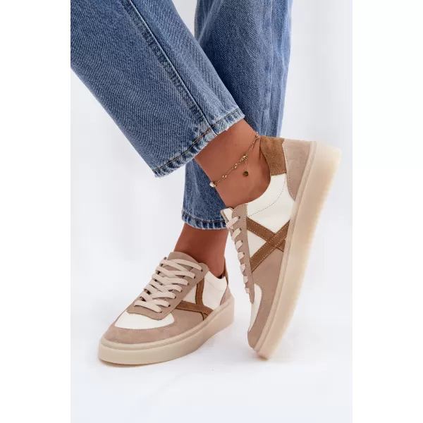  Dámské tenisky ZAZOO N1108S5/725/1098/771 BEIGE 