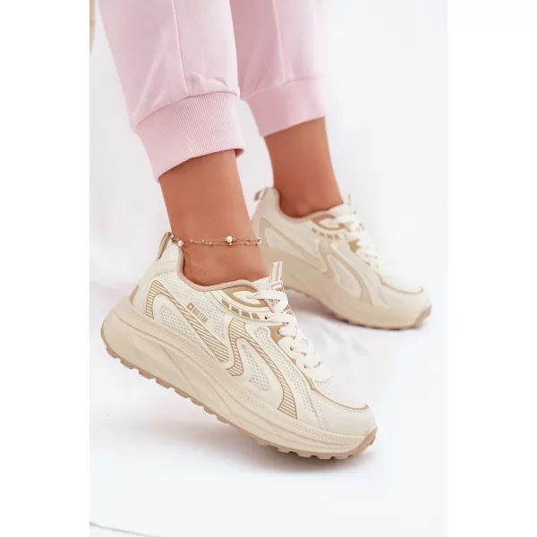  Dámské tenisky BIG STAR SHOES TT274326 BEIGE 