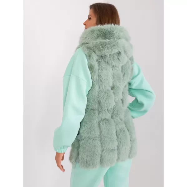  Dámská vesta WOOL FASHION ITALIA AT-KZ-2379.96P PISTACHIO 