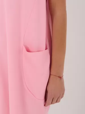 Dámské šaty RUE PARIS RV-SK-8724-1.91 BRIGHT PINK