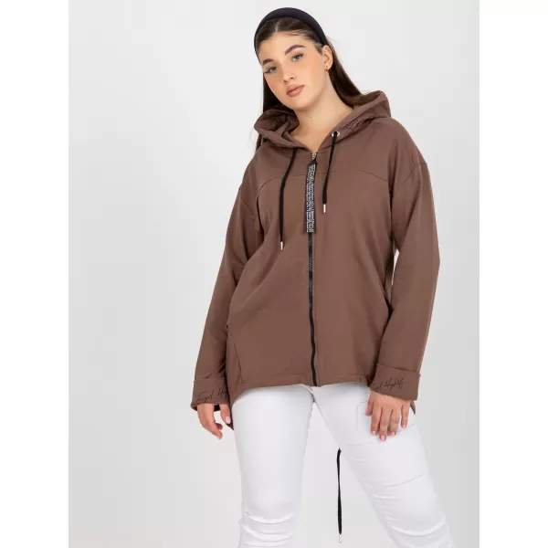  Dámská mikina RELEVANCE RV-BL-8266.34P BROWN 