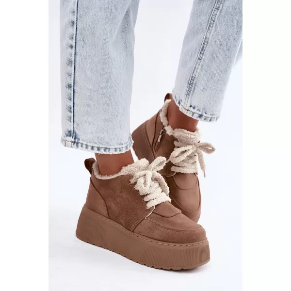  Dámské sněhule BOTO 25816 DARK BEIGE 