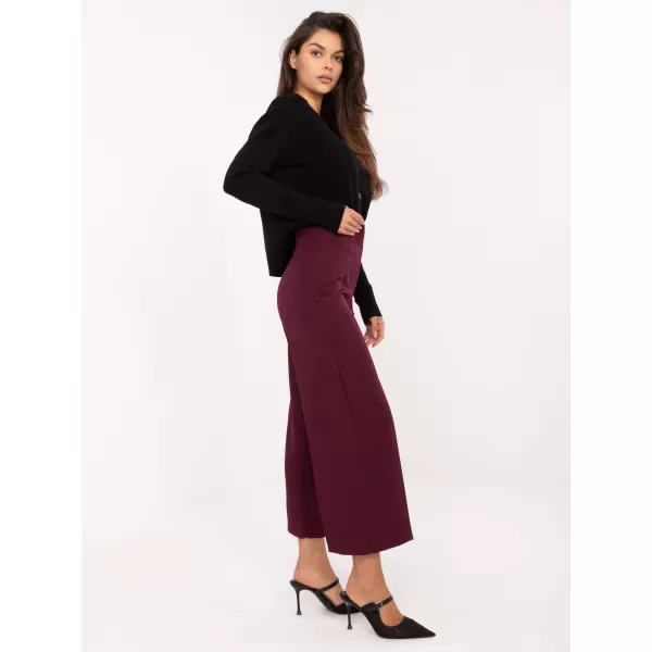  Dámské kalhoty RUE PARIS IT-SP-FL9068.96 BURGUNDY 