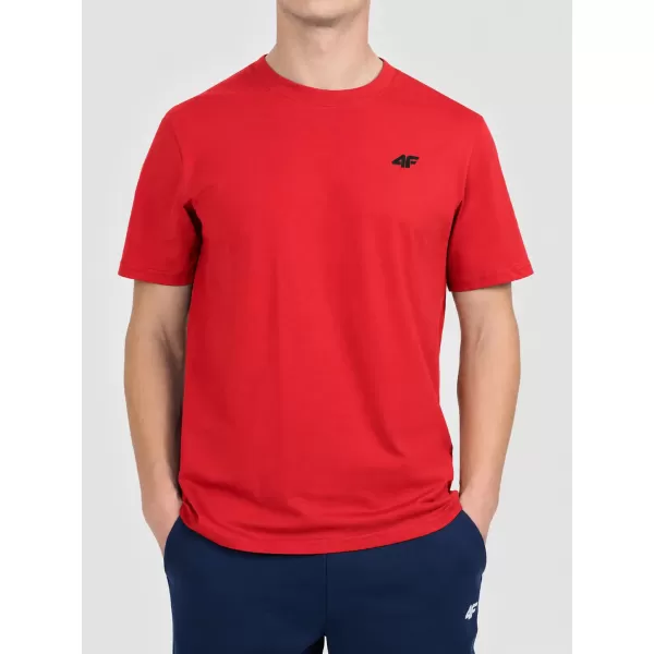  Pánské funkční triko 4F 4FWAW25TFTSM1526 RED 