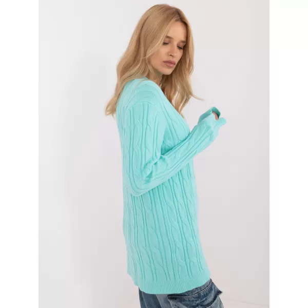  Dámský svetr WOOL FASHION ITALIA AT-SW-2343.88 MINT 