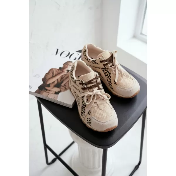  Dámské tenisky BIG STAR SHOES TT274549 BEIGE 