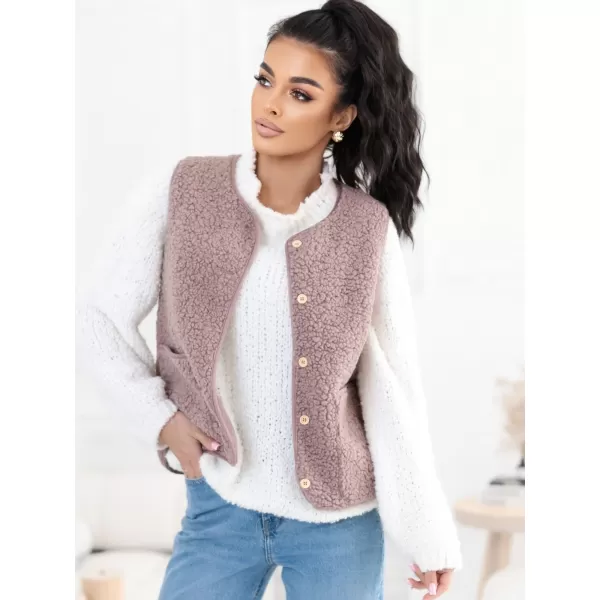  Dámská vesta FACTORY PRICE CS-KZ-1404.99P DARK BEIGE 