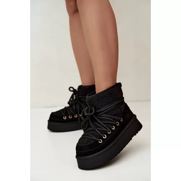  Dámské sněhule D&A GR62-6021 BLACK 