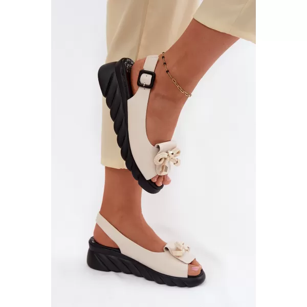  Dámské sandály ARTIKER 58C0054 BEIGE 
