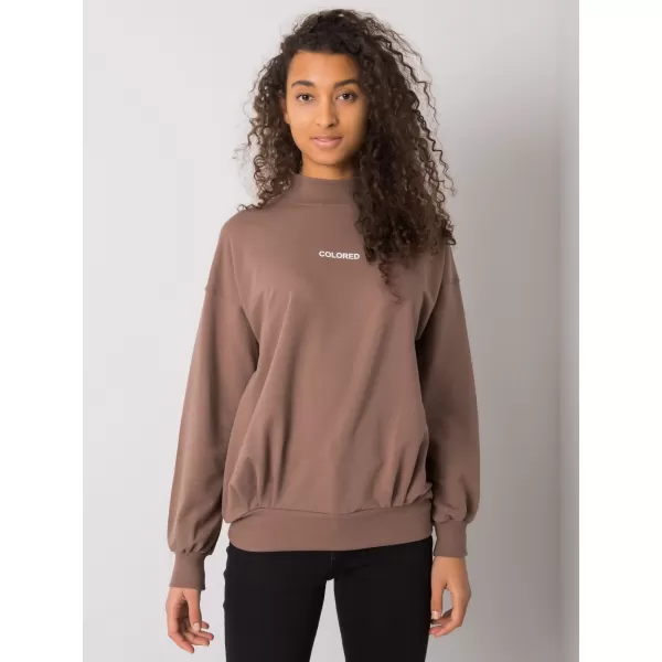  Dámská mikina RUE PARIS RV-BL-7323.00X BROWN 