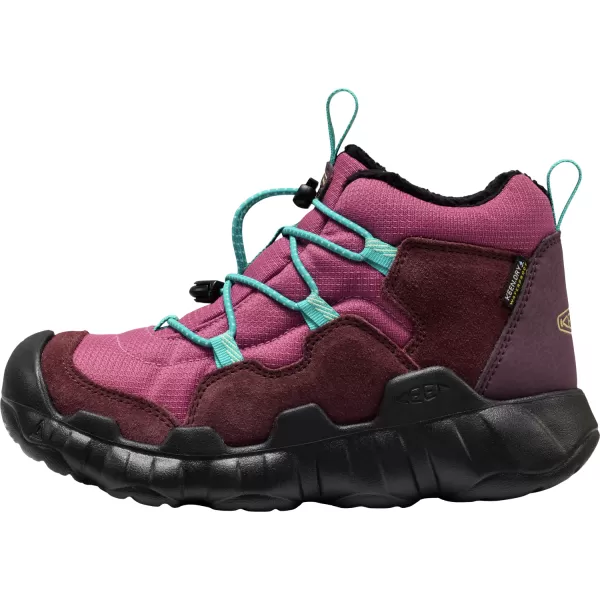  Dětské kotníkové boty KEEN HYPOWSER CHUKKA WP YOUTH HUCKLEBERRY/VIOLET QUARTZ 