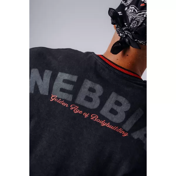 Pánské tílka NEBBIA OLYMPIA MUSCLE COVER 947 BLACK 