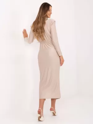 Dámské šaty ITALY MODA IT-SK-21625.84 BEIGE