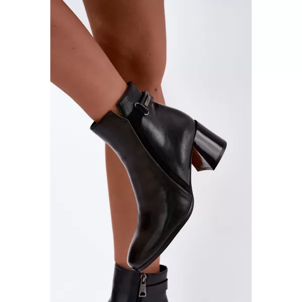  Dámské kotníkové boty VINCEZA 58660 BLACK 