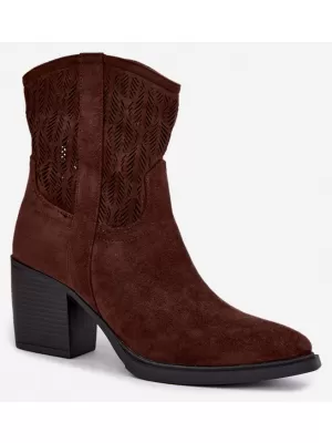 Dámské kotníkové boty BOTO RMR2520-20 CHOCOLATE