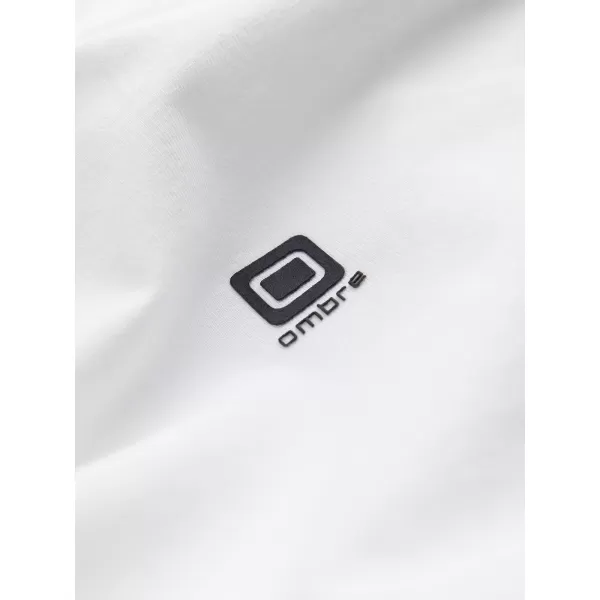  Pánské tričko OMBRE L172 WHITE 