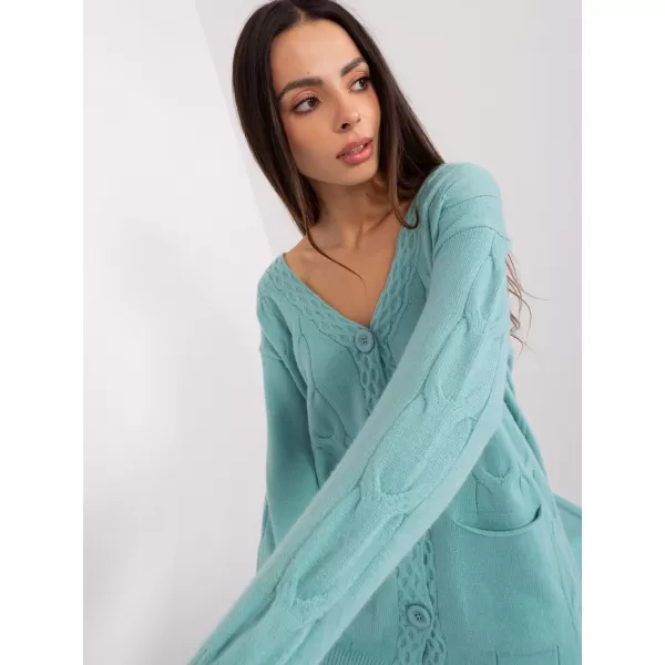  Dámský svetr WOOL FASHION ITALIA AT-SW-2241.36P MINT 