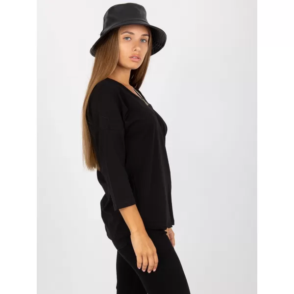  Dámská halenka RUE PARIS RV-BZ-8050.04 NOIRE 