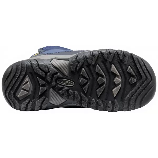  Dětské zimní boty KEEN PUFFRIDER WP YOUTH NAVAL ACADEMY/MANGO MINT 
