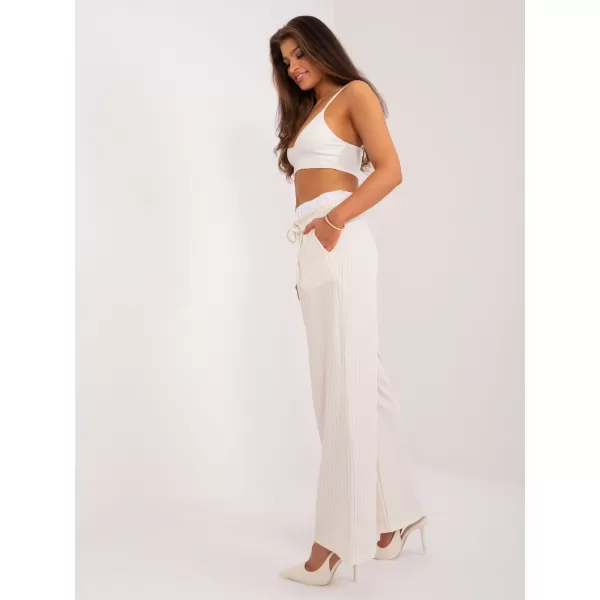  Dámské kalhoty ITALY MODA DHJ-SP-A7327TRT2.32 ECRU 