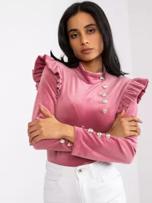 Dámská halenka ITALY MODA DHJ-BZ-6533A.44P DARK PINK