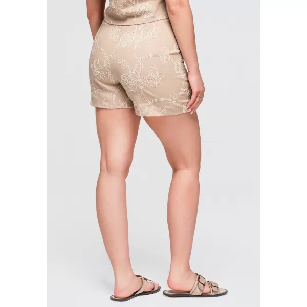  Dámské kraťasy OMBRE OW-ST-E0020 BEIGE 