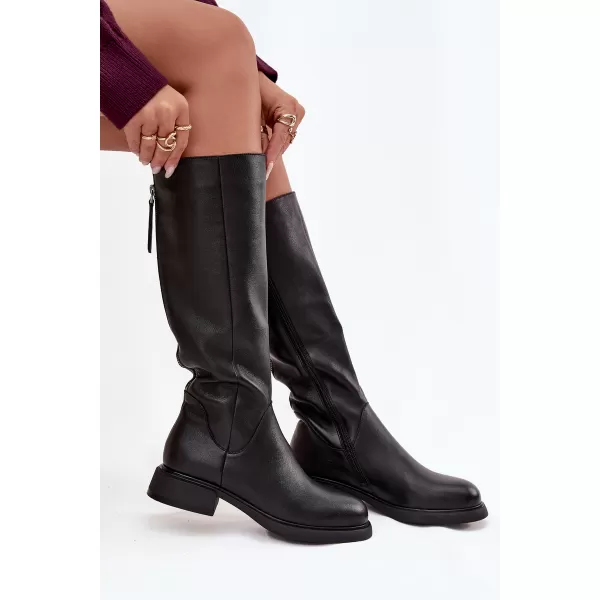  Dámské kozačky S.BARSKI JC62-1036 Black 