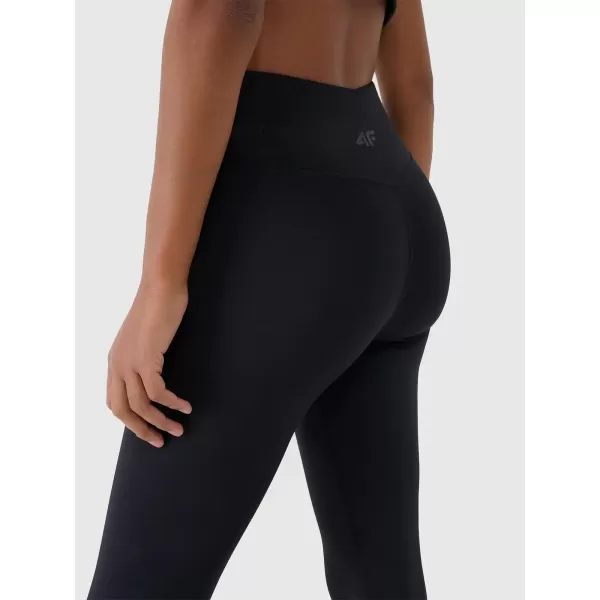  Dámské legíny 4F 4FWAW25TTIGF242 DEEP BLACK 