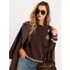 Dámský svetr FACTORY PRICE PM-SW-J02.16 BROWN