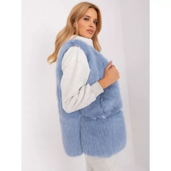  Dámská vesta WOOL FASHION ITALIA AT-KZ-2368.00P BLUE 