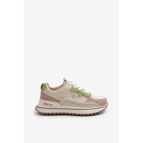  Dámské tenisky BIG STAR SHOES NN274A091 BEIGE 