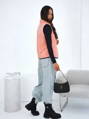 Dámská vesta FACTORY PRICE CS-KZ-BT1031.01 PEACH