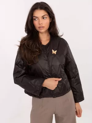Dámská bunda RUE PARIS IT-KR-FL8357.82 DARK BROWN