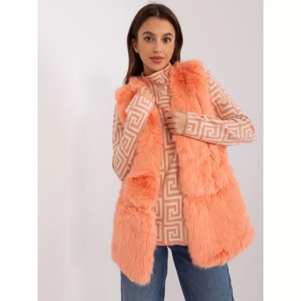  Dámská vesta WOOL FASHION ITALIA AT-KZ-2368.00P PEACH 